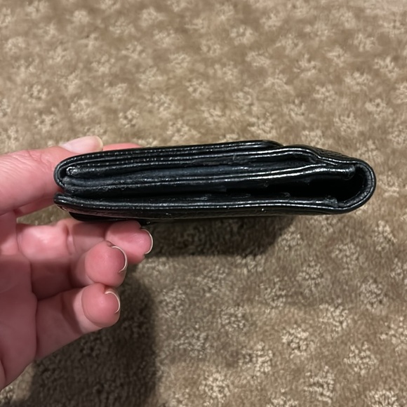 Chanel W/COA Card Classic Vintage Interlocking CC Logo Small Snap Bifold Wallet - Picture 5 of 9